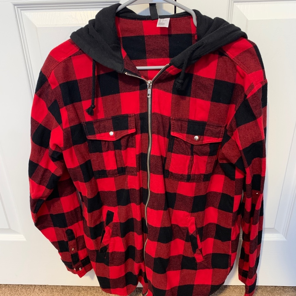 Flannel Hoodie